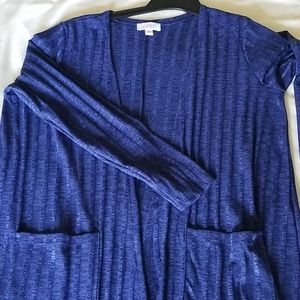 LuLaRoe Navy Blue Sarah duster